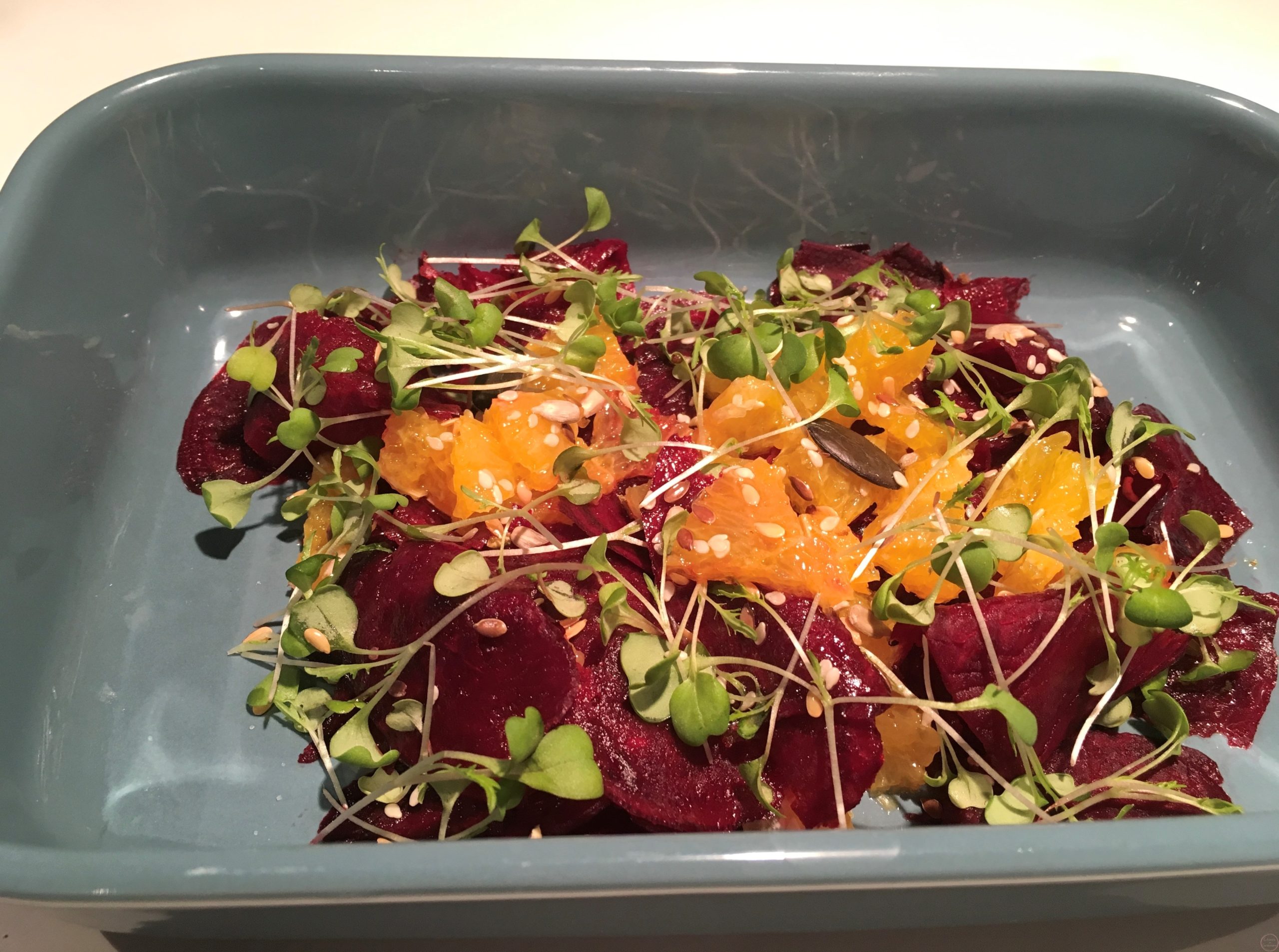 Salade de betterave rouge saine et vite fait