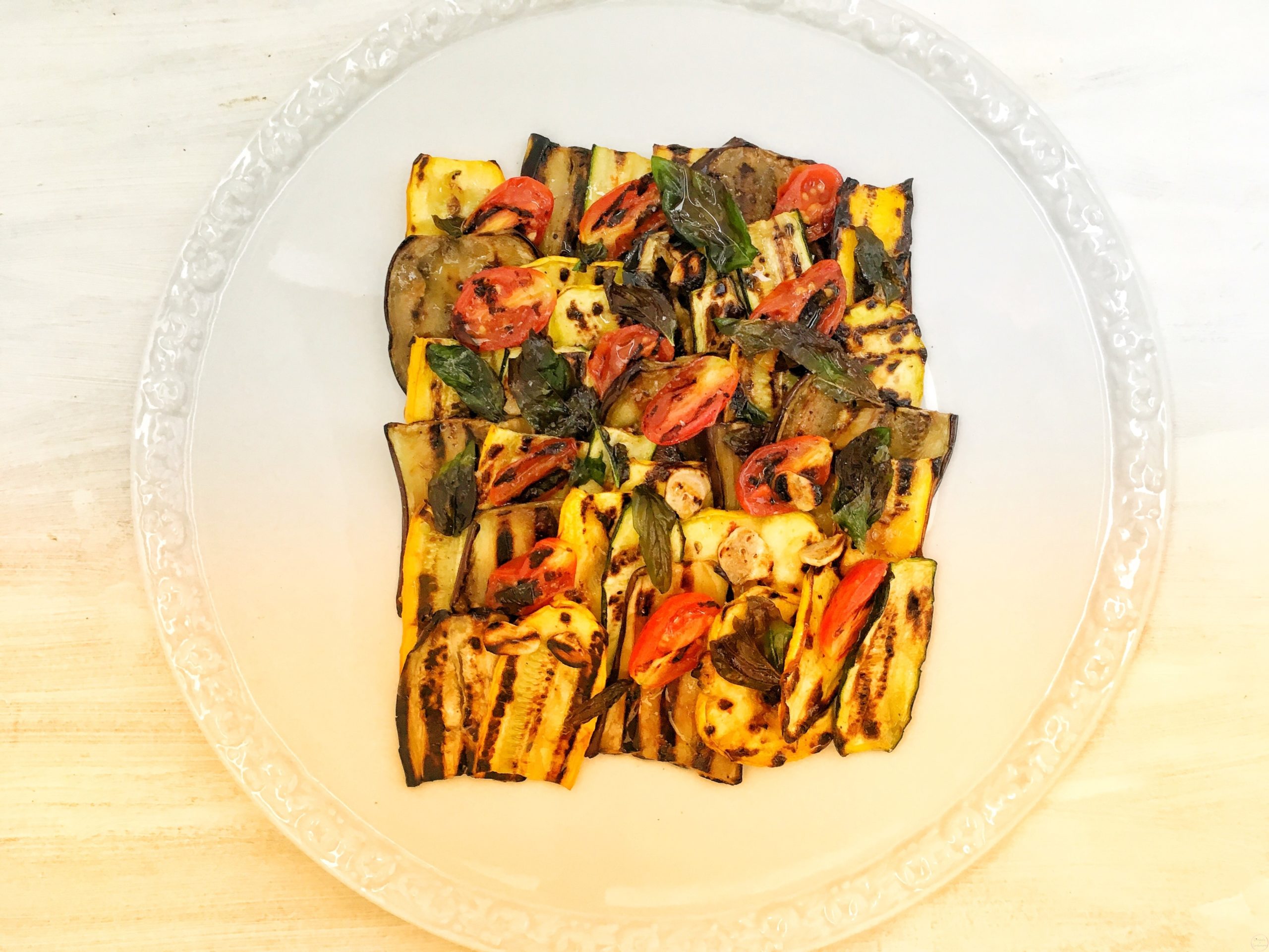 Healthy recipe - grilled summer veggies - a delish
