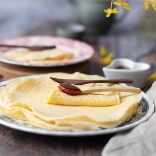 Pâte à crêpes sans lait et sans gluten