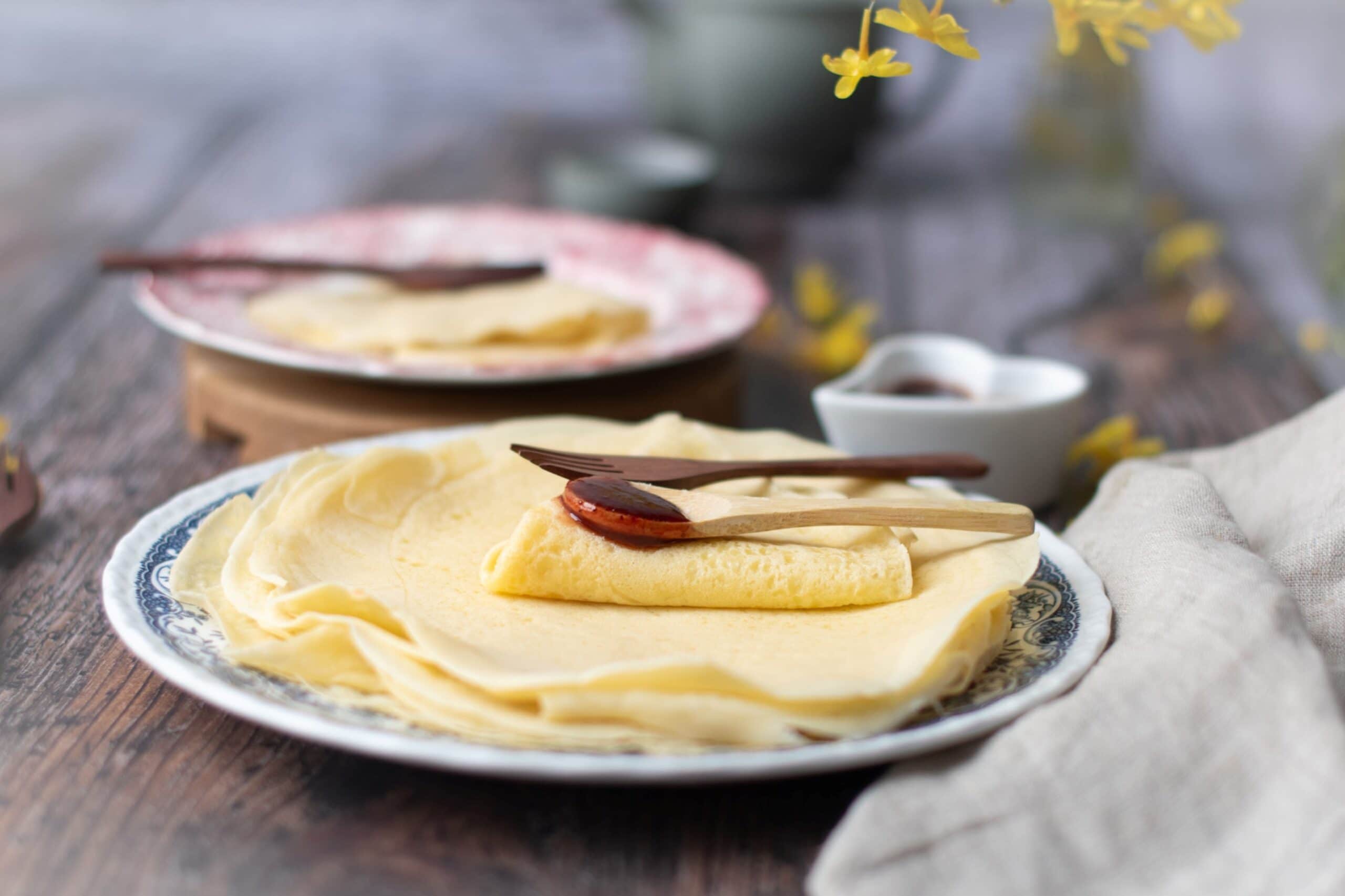 Pâte à crêpes sans lait et sans gluten