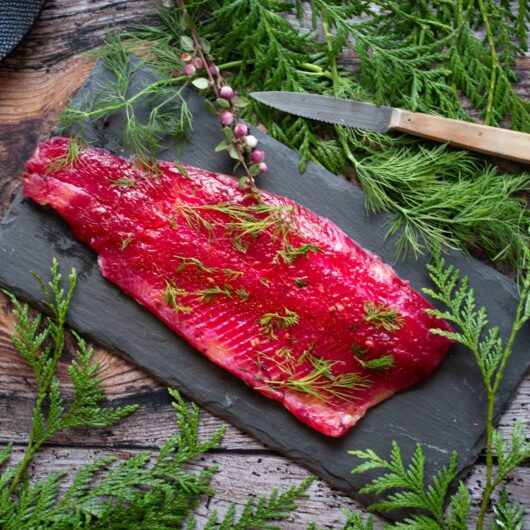 Fiche recette : truite gravlax